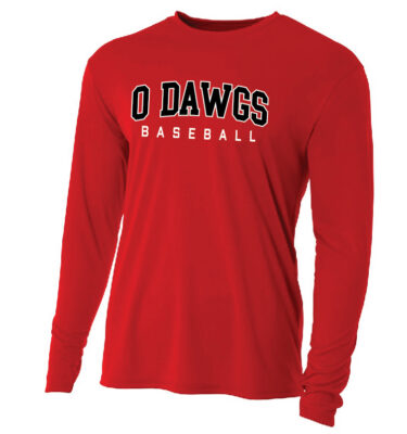 O Dawgs Coaches Long Sleeve Practice Shirt