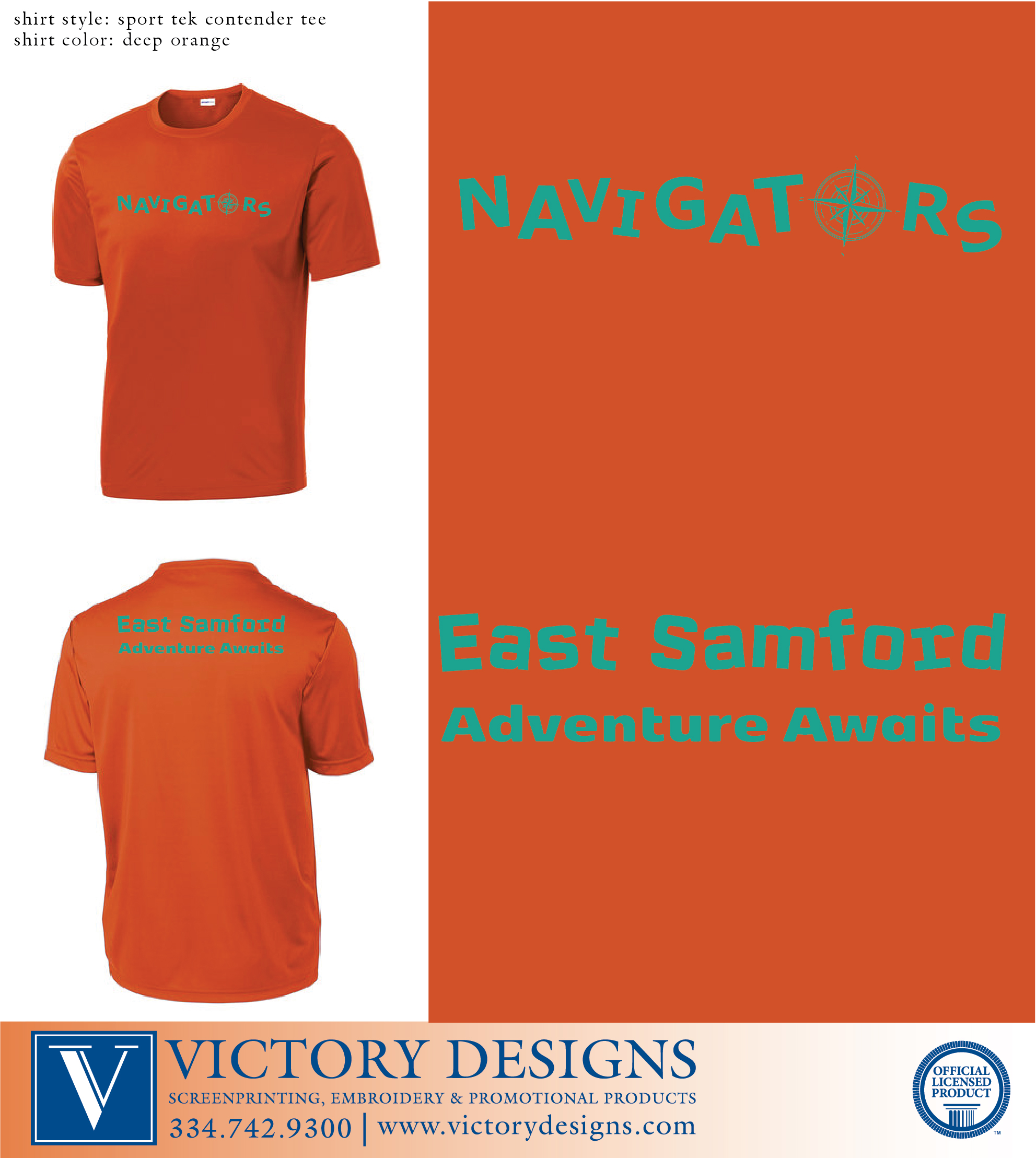 East Samford School - Navigators Dri-Fit Tee - Image 2