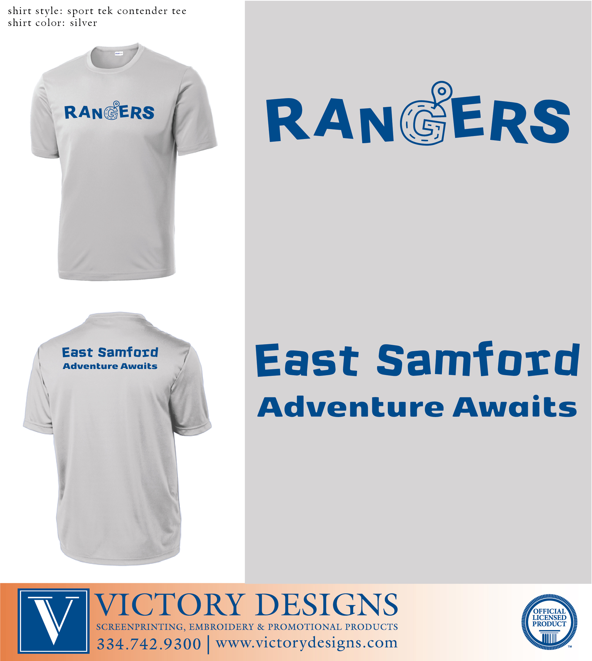 East Samford School - Rangers Dri-Fit Tee - Image 2