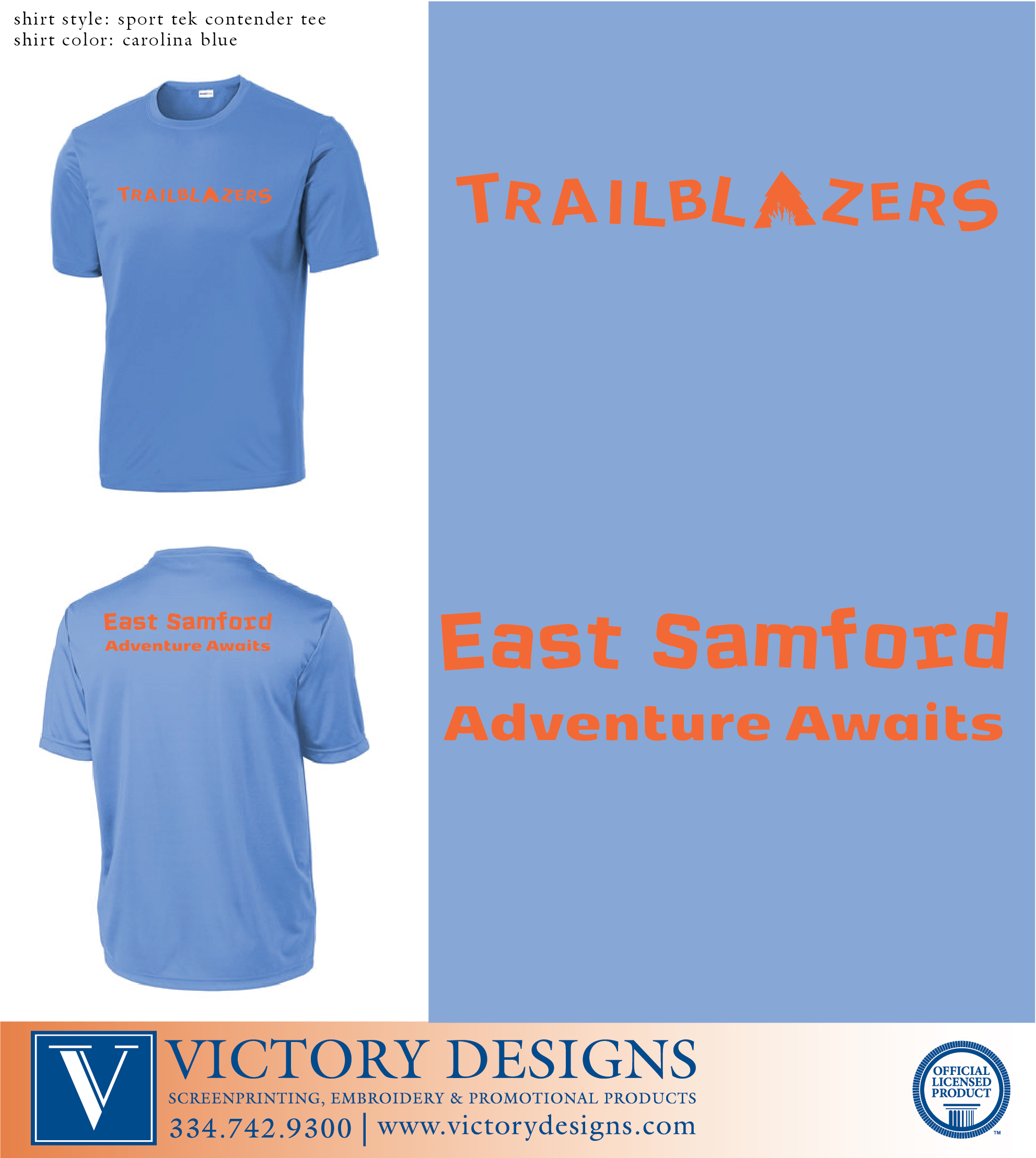 East Samford School - Trailblazers Dri-Fit Tee - Image 2