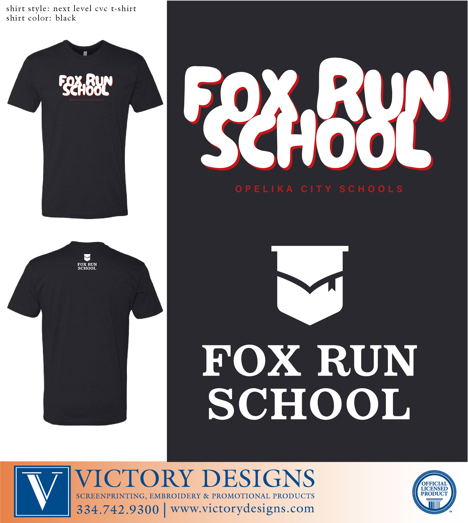 Fox Run School - Bubble Design - Image 2