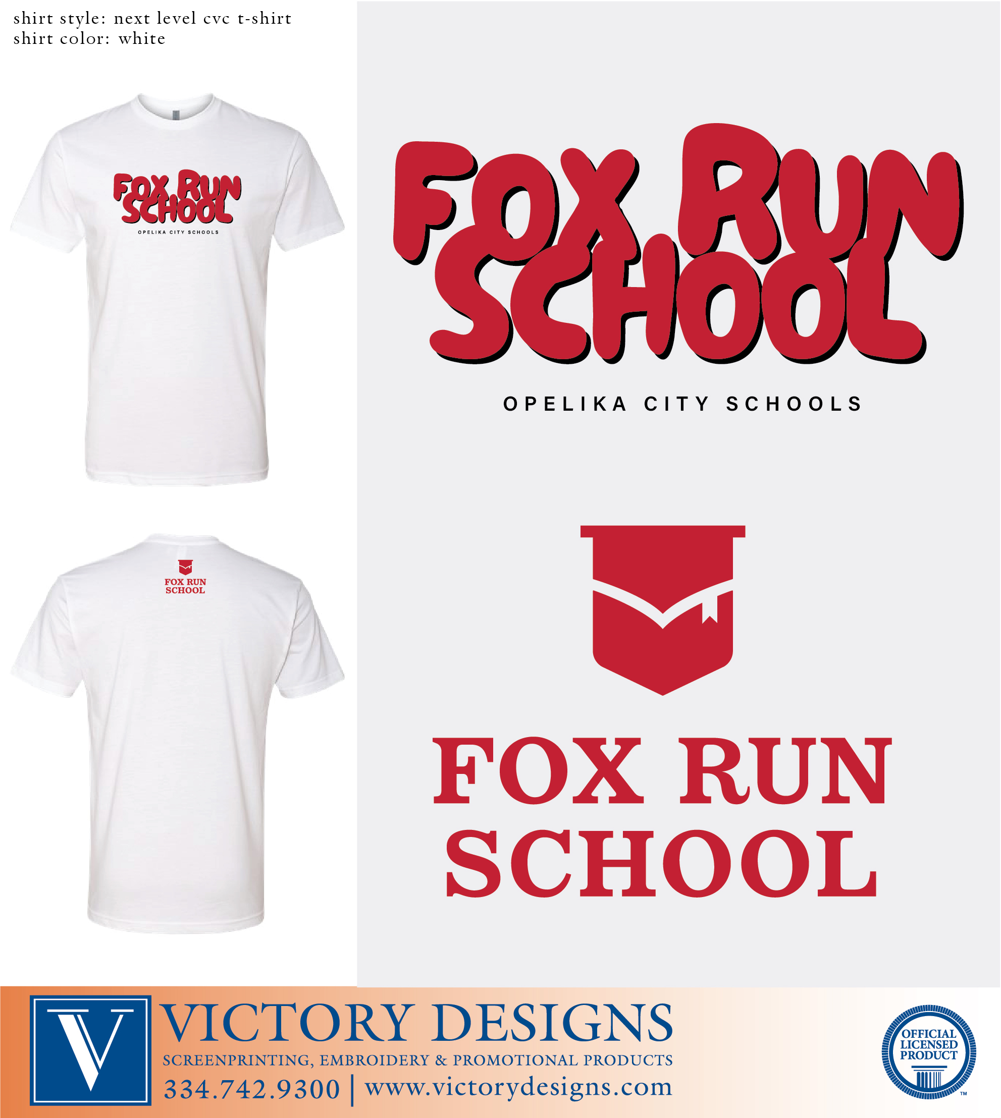 Fox Run School - Bubble Design - Image 3
