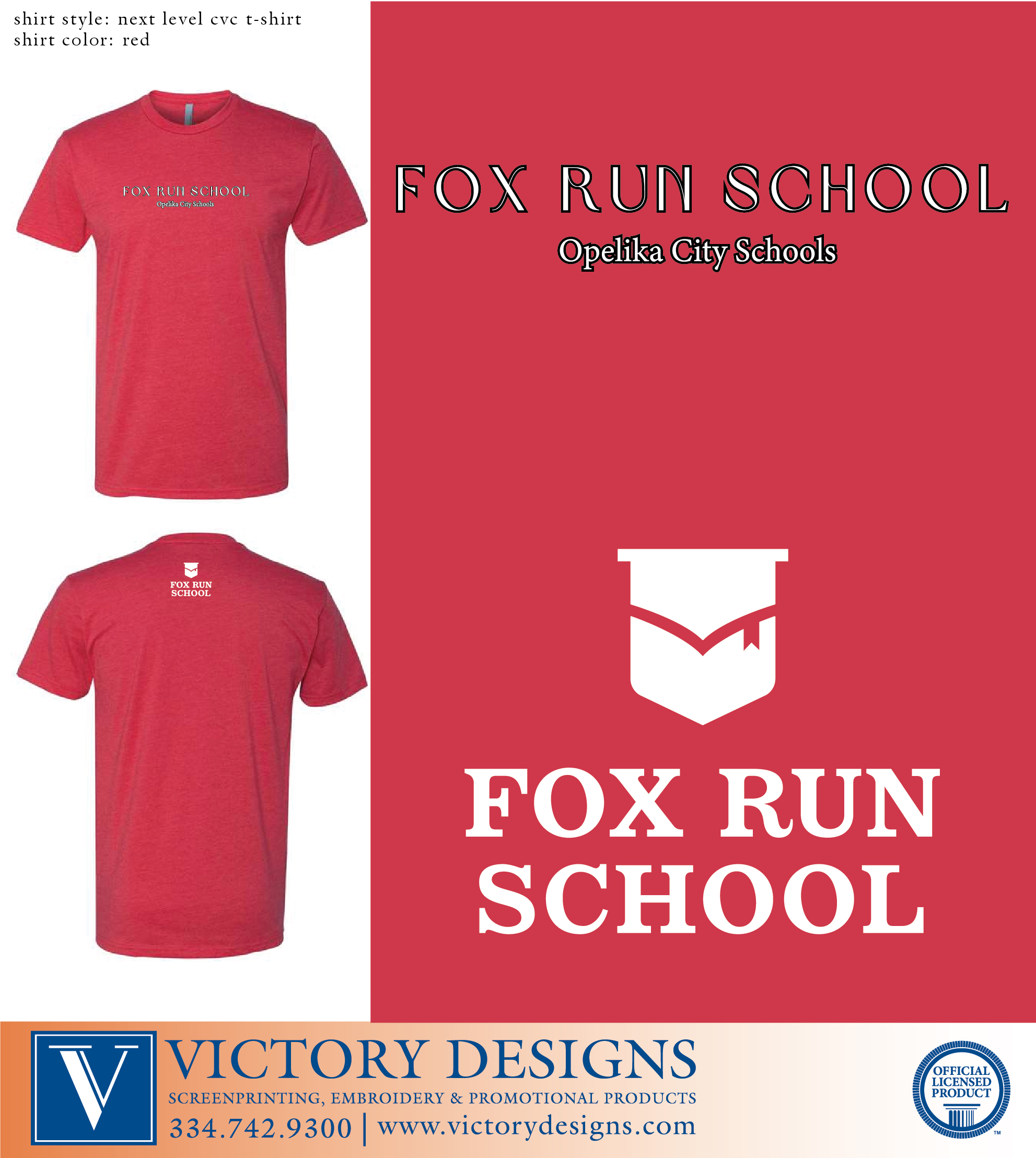 Fox Run School - Dog Design - Image 4