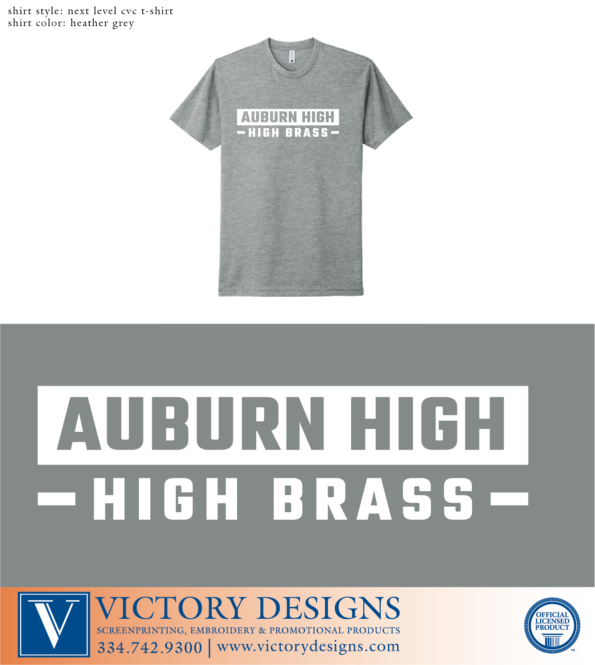 AHS Marching Band Section Tshirt (Choose your section) Victory Designs