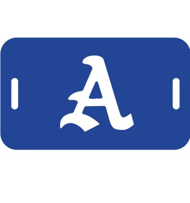 AHS License Plate