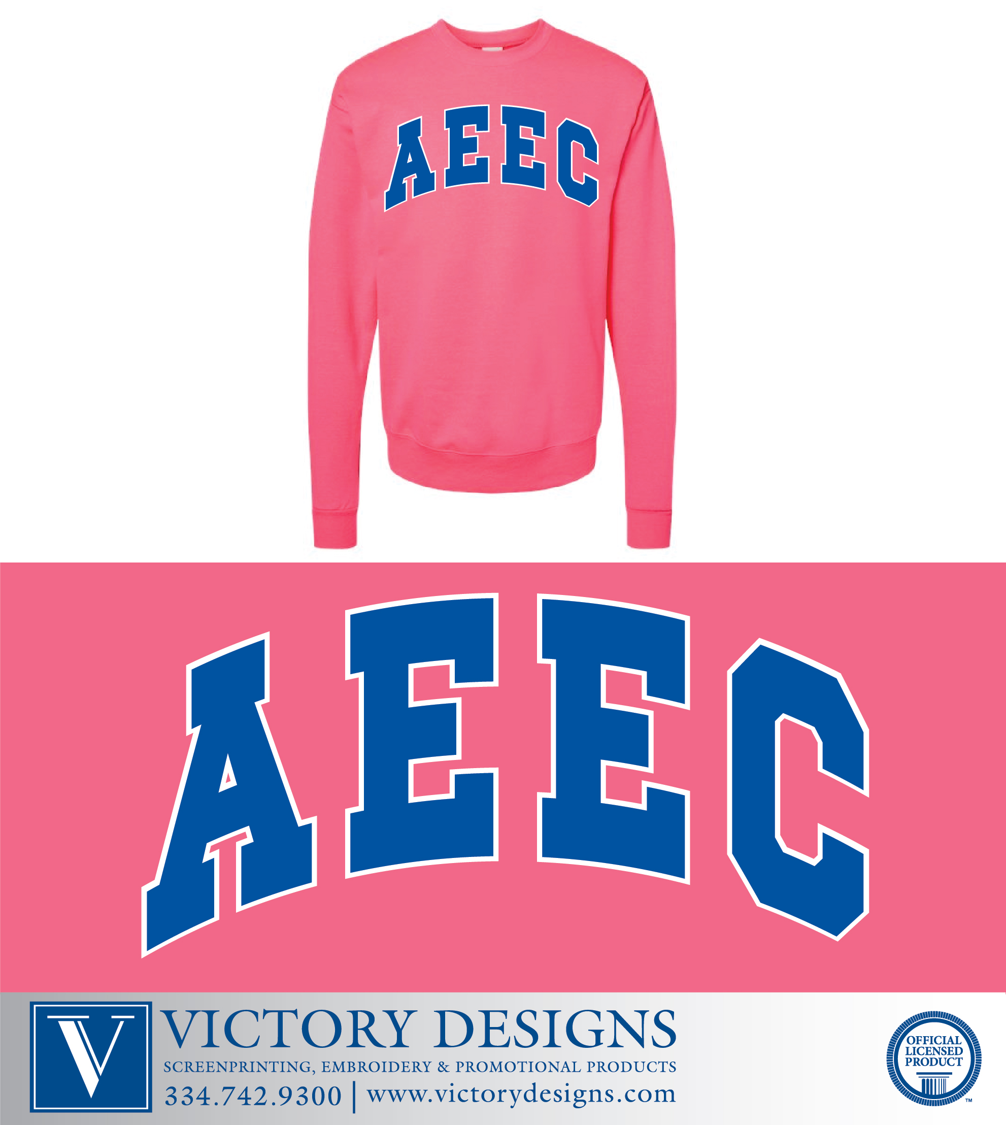 Auburn Early Education Center Arched AEEC Sweatshirt - Image 4