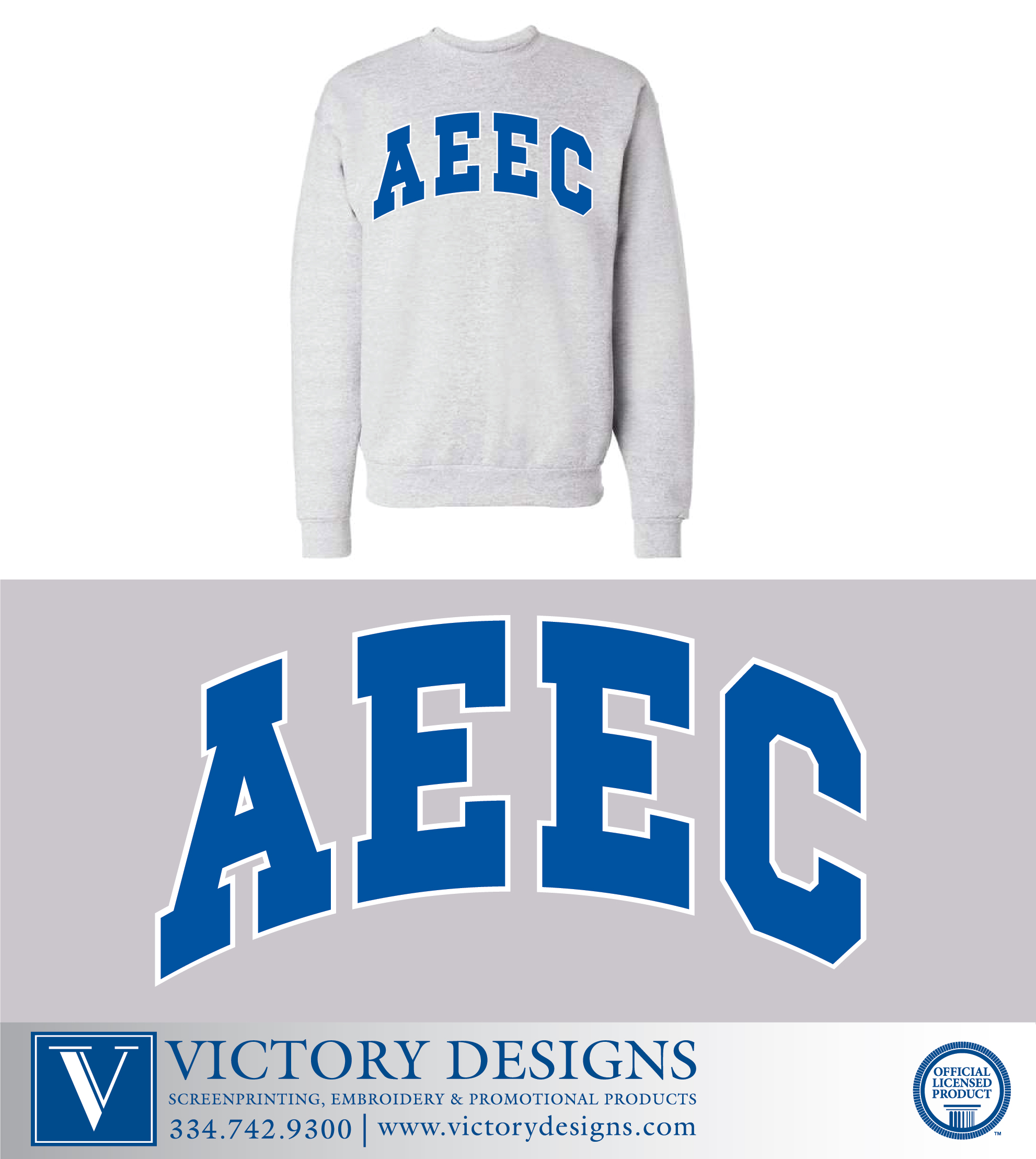 Auburn Early Education Center Arched AEEC Sweatshirt - Image 2