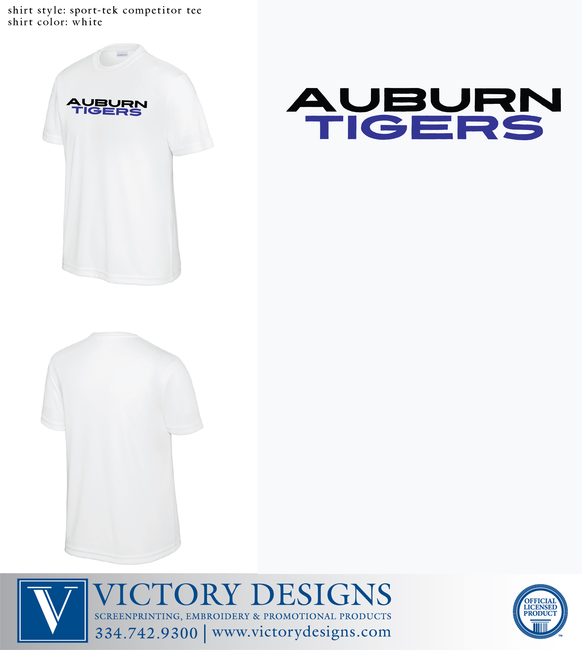 AHS White Dri-fit Tee - Image 2