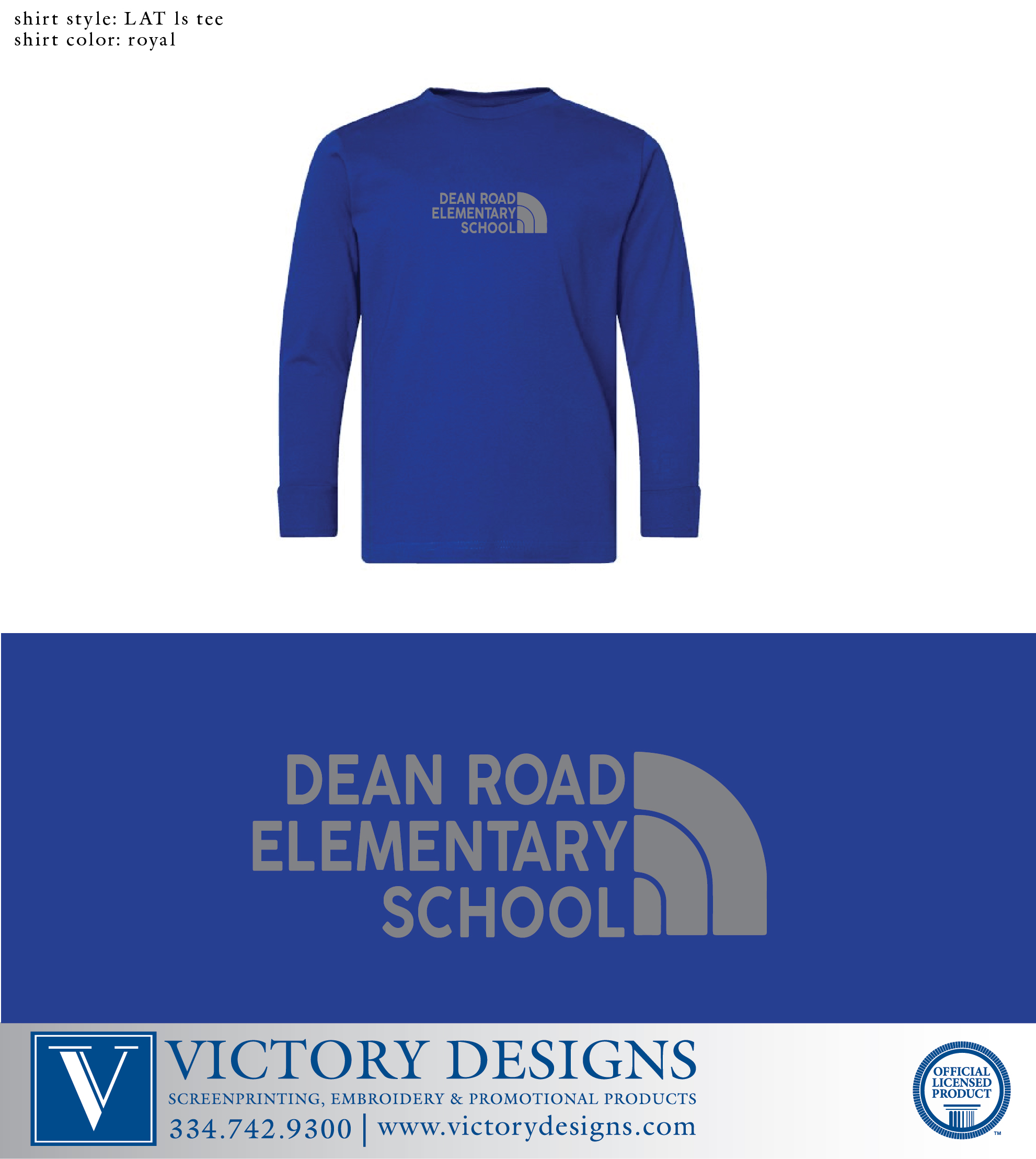 Dean Road - Northface Long Sleeve Tee - Image 2