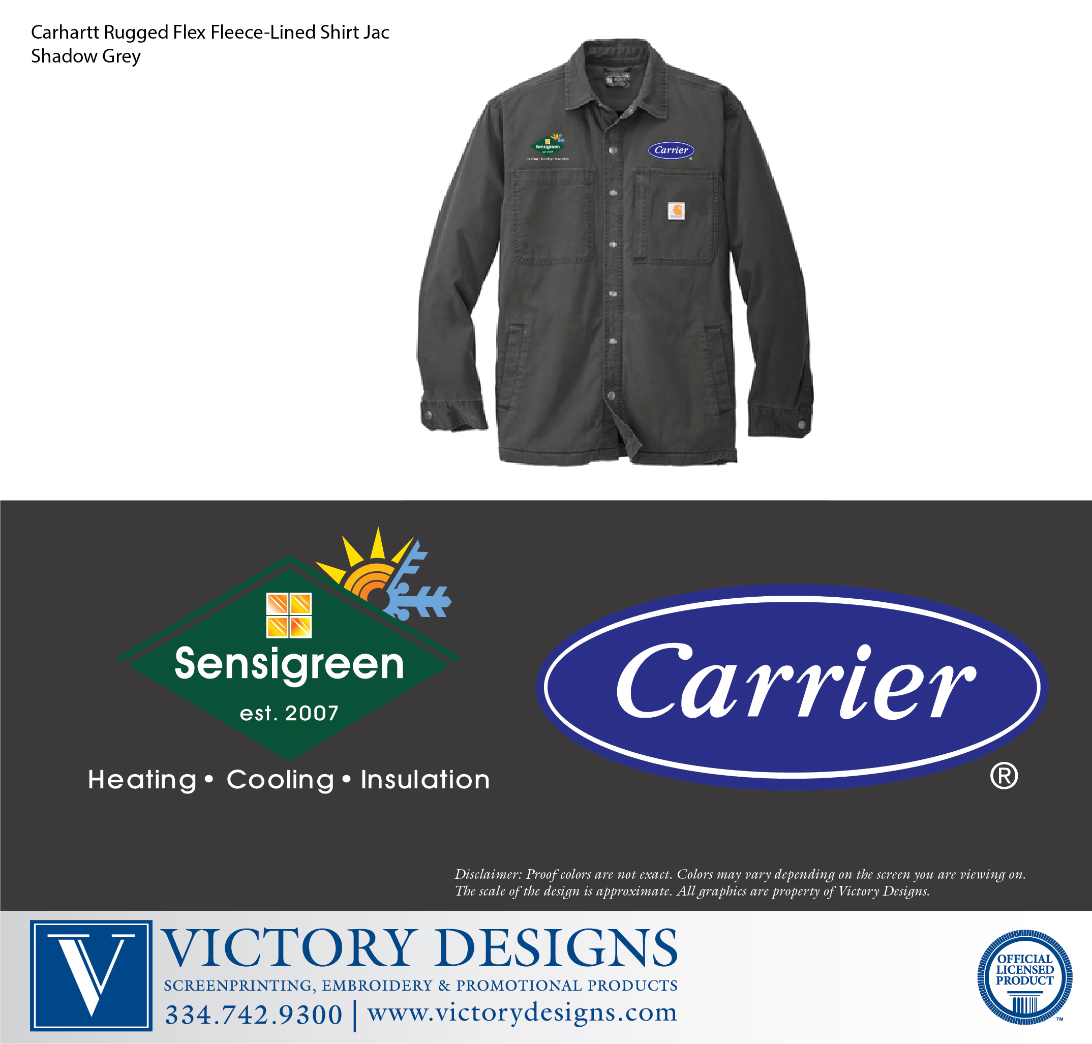 Sensigreen - Carhartt Fleece-Lined Shirt Jac - Image 2