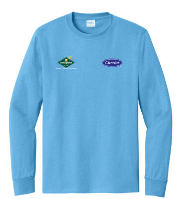 Sensigreen - Port & Company Long Sleeve Tee (Aquatic Blue)