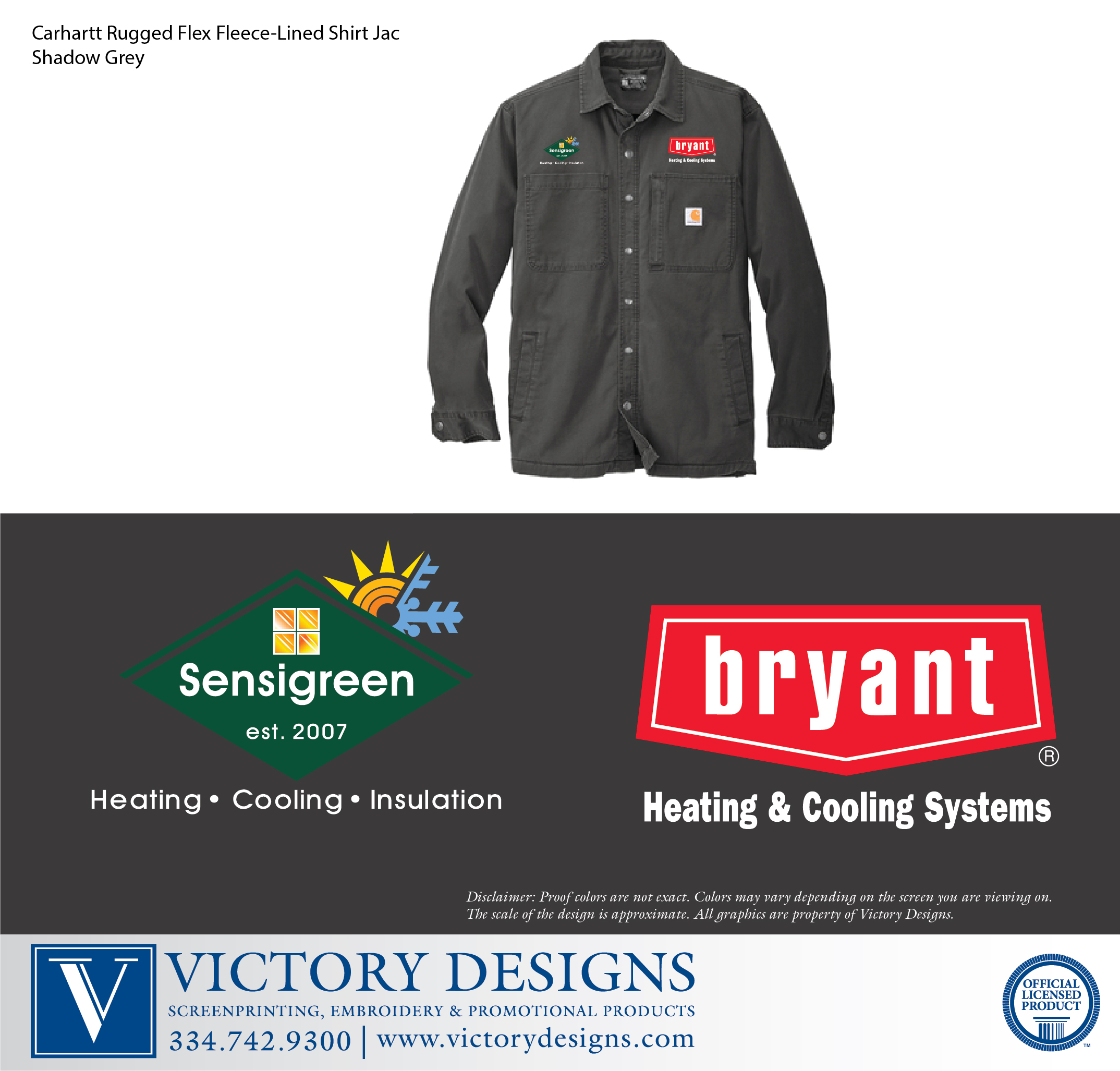 Sensigreen Huntsville - Carhartt Fleece-Lined Shirt Jac - Image 2