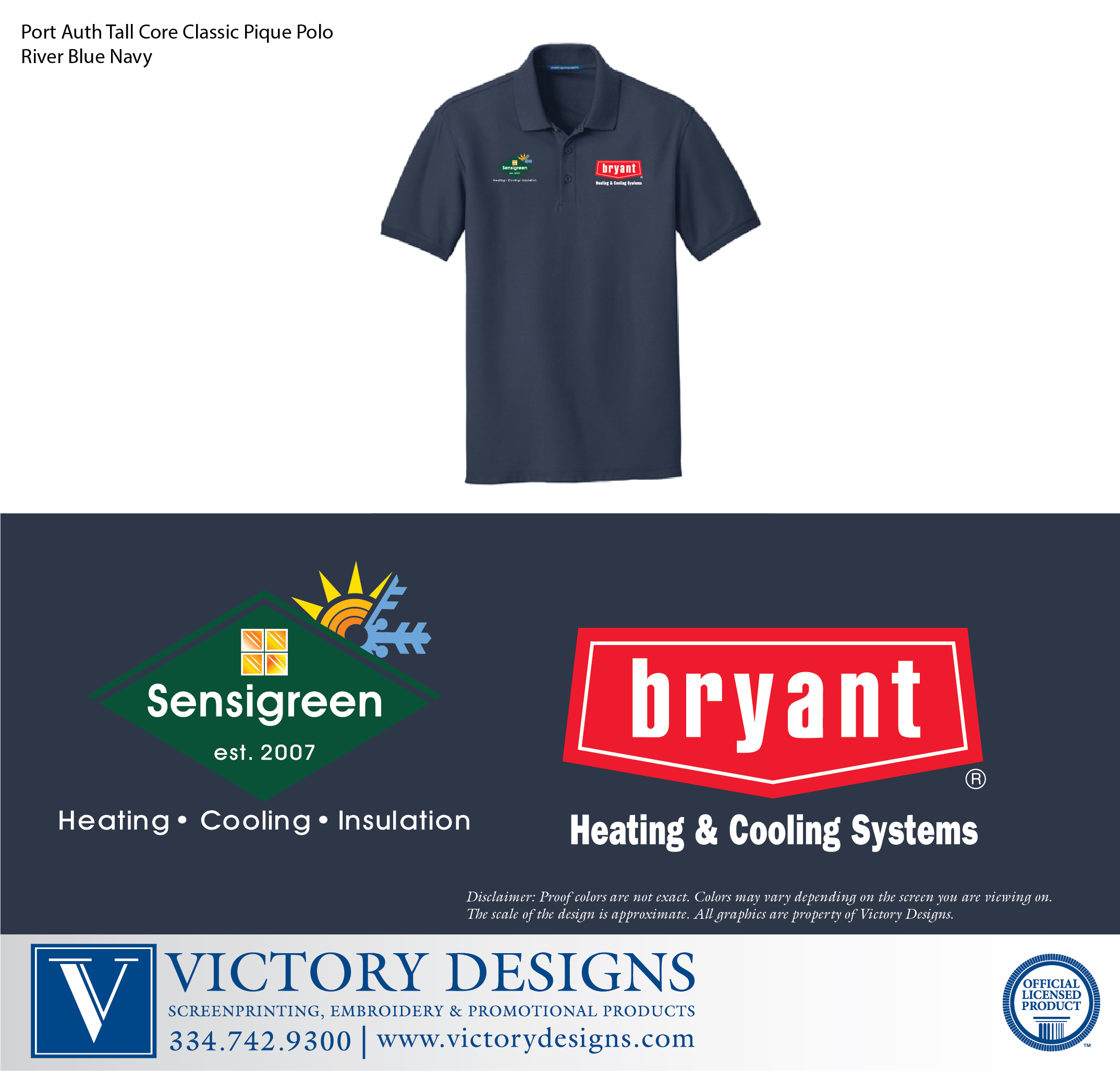 Sensigreen Huntsville - Port Authority Tall Polo - Image 2