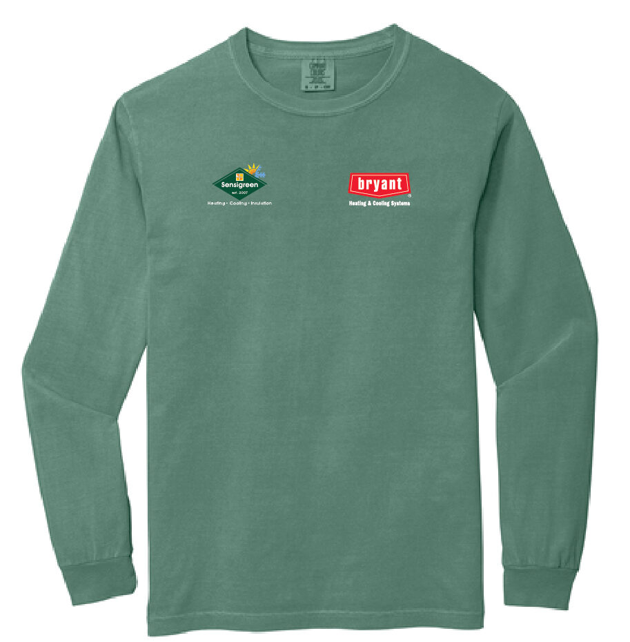 Sensigreen Huntsville- Comfort Color Long Sleeve Tee (Light Green)