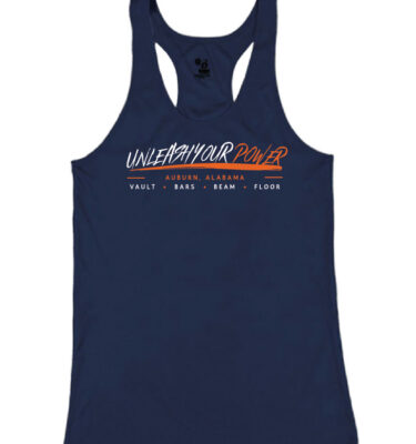 AU RSR Gymnastics Camp- Navy Tank (Unleash Your Power)