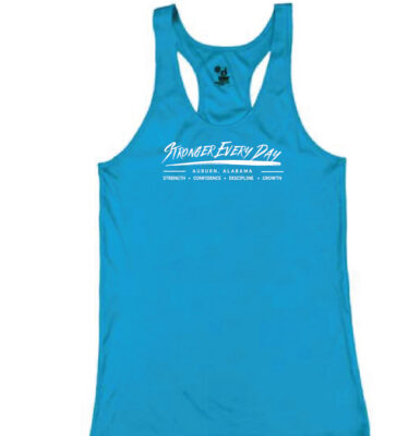 AU RSR Gymnastics Camp- Blue Tank (Stronger Every Day)