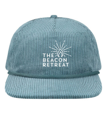 Beacon Retreat- Blue Corduroy Hat (Embroidered)
