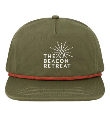 Beacon Retreat- Olive Rope Cap