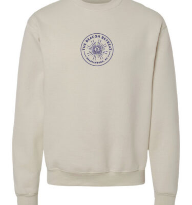 Beacon Retreat-  Sand Champion Crewneck Sweatshirt