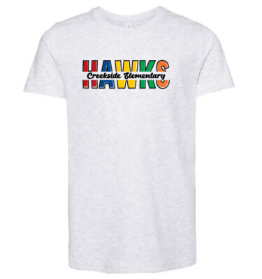 Creekside- Ash HAWKS Hanes Ecosmart T-shirt