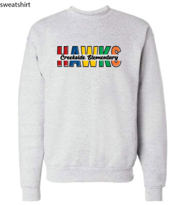 Creekside- Ash HAWKS Hanes Ecosmart Sweatshirt