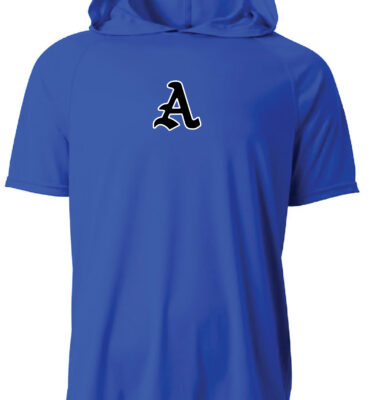 Creekside- Royal Dri-Fit Short Sleeve Hooded Tee