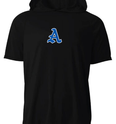 Creekside- Black Dri-Fit Short Sleeve Hooded Tee