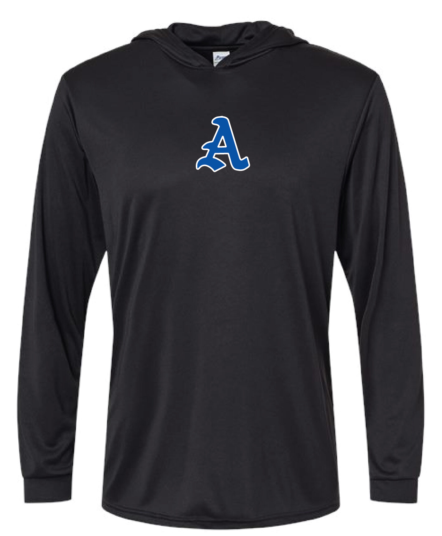 AEEC - Black Auburn A Long Sleeve Hooded Tee
