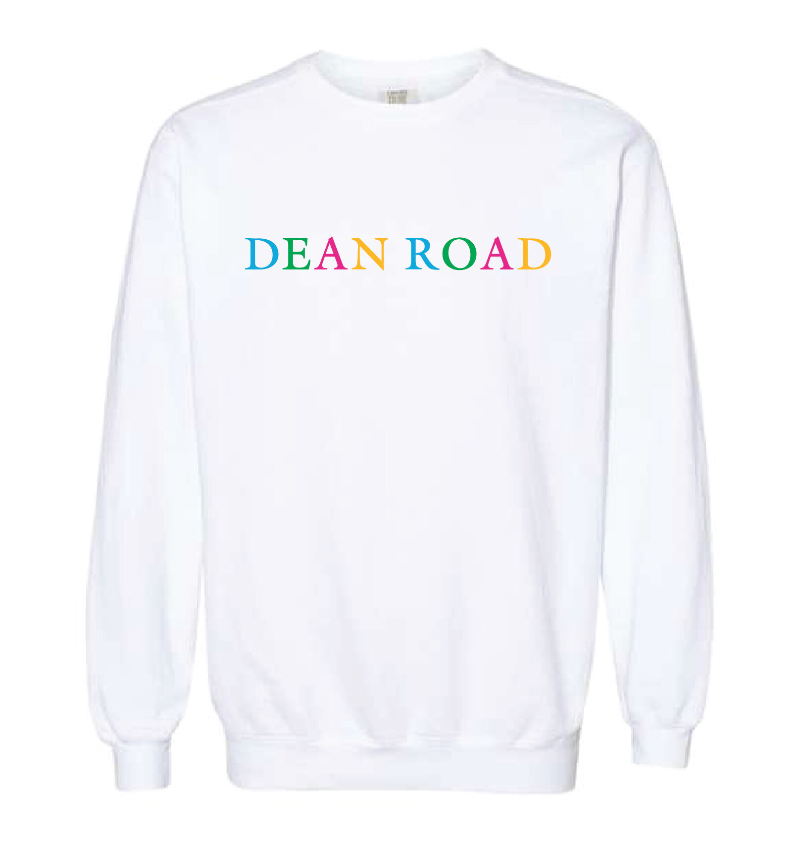 Dean Road - Multi-Color Seaside Design Comfort Color Sweatshirt (Adult sizes only)(2 color options)