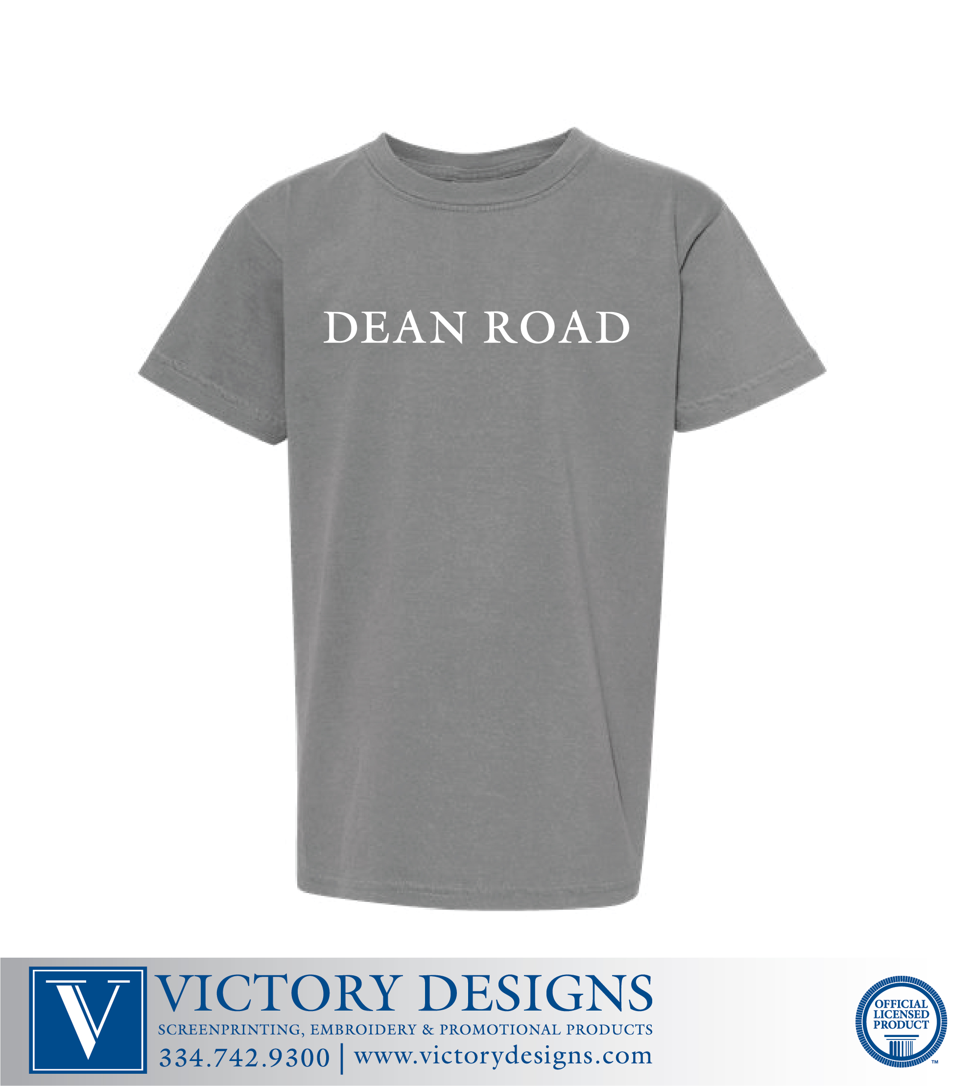 Dean Road - White Seaside Design Comfort Color T-shirt (3 color options) - Image 3