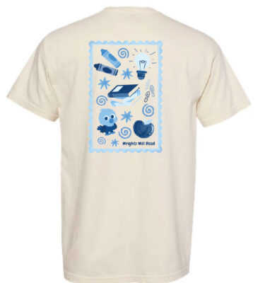 WMR - Ivory Watercolor Comfort Color Tee