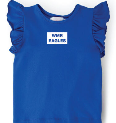 WMR - Royal Blue Ruffle Tee