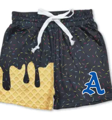 Creekside - Black Boys Ice Cream Drip Shorts