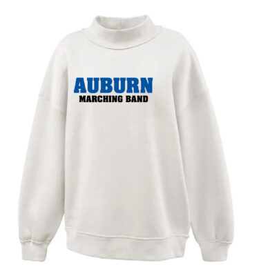 AHS Band- Cream Pennant Mockneck Sweatshirt