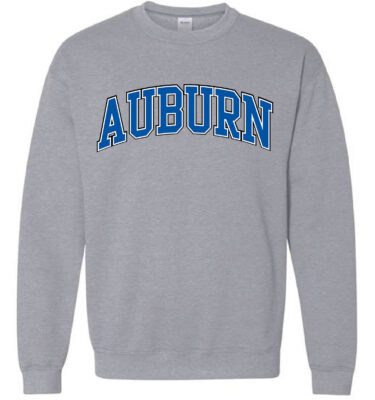 AJHS- Grey Arched Auburn Sweatshirt