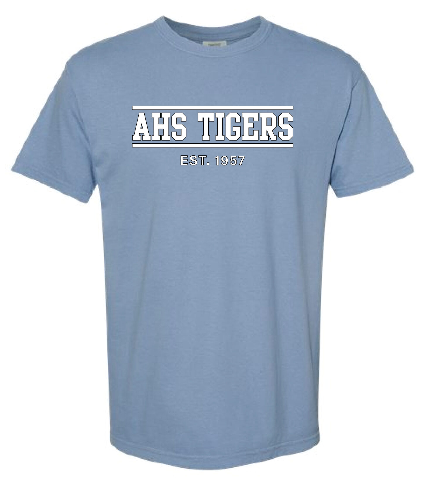 AJHS- AHS Tigers Washed Denim Comfort Color Tee