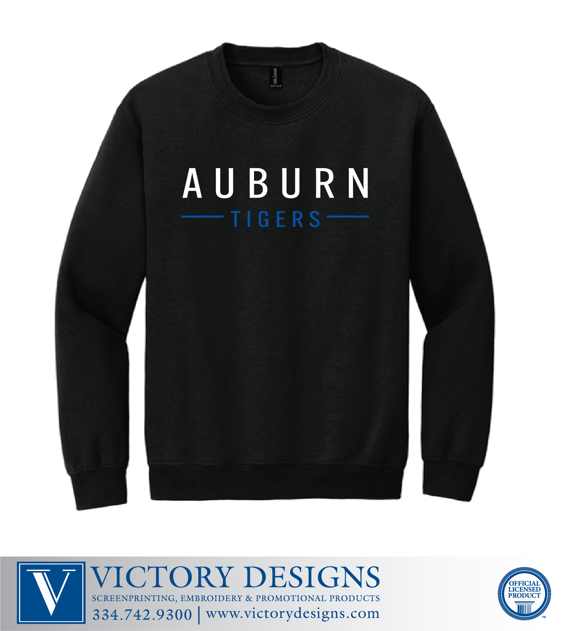 AJHS- Black Gildan Auburn Tigers Sweatshirt - Image 2