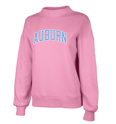 AJHS- Pink Charles River Mockneck Sweatshirt