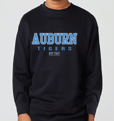 AJHS- Black Cotton Heritage Crewneck Sweatshirt