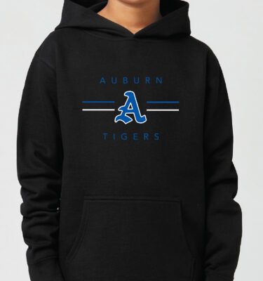 AJHS- Black A Line Design Cotton Heritage Hoodie