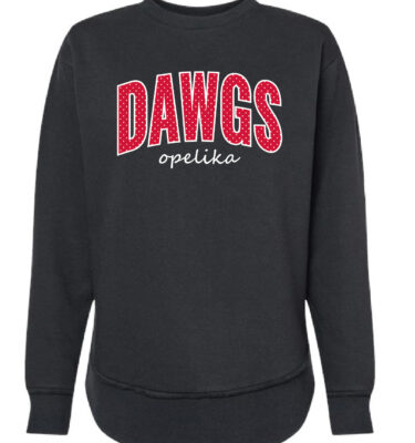 Northside- Black Polka Dot DAWGS Weekend Fleece Sweatshirt