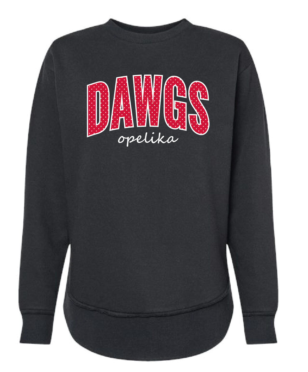 Northside- Black Polka Dot DAWGS Weekend Fleece Sweatshirt