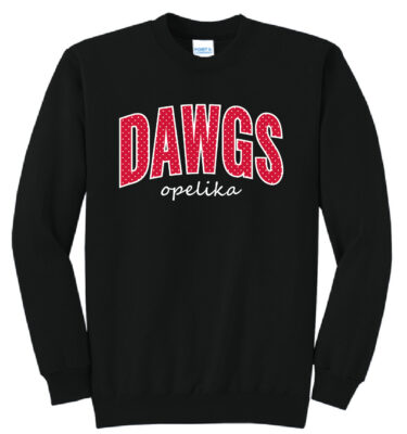 Northside- Black Polka Dot DAWGS Sweatshirt