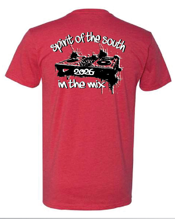 OHS - Spirit of The South - Red "In the Mix" T-Shirt