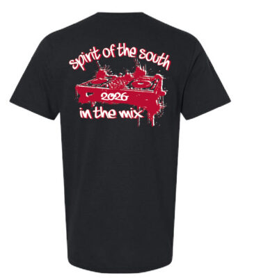 OHS - Spirit of The South - Black "In the Mix" T-Shirt