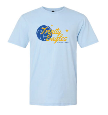 TCS- Volleyball Light Blue Gildan Tee