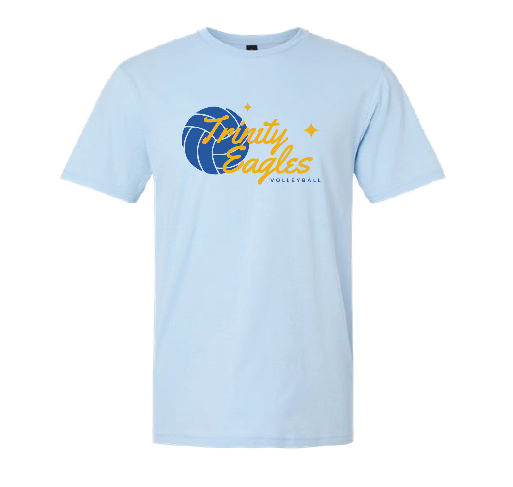 TCS- Volleyball Light Blue Gildan Tee