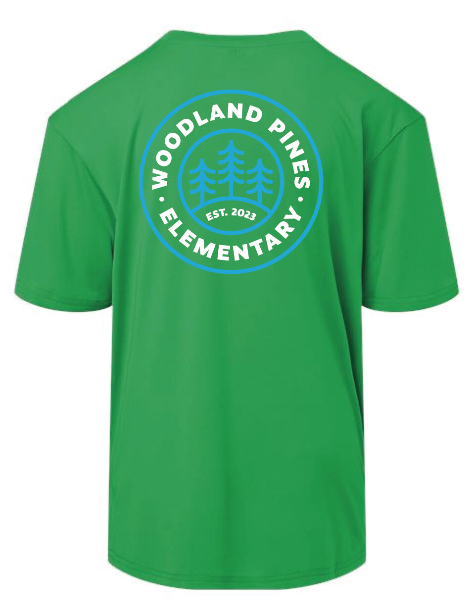 Woodland Pines Elementary- Tree Design Dri-Fit Tee