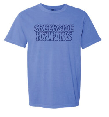 Creekside- Creekside Hawks Comfort Color Tees (5 Color Options)