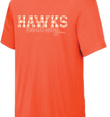 Creekside- Gingham HAWKS Dri-Fit Tee (5 Color Options)